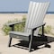 Highwood Usa Manhattan Adirondack Chair Outdoor Furniture for Patio, Backyard, Garden AD-ADRID29A-CGE - alternate 2